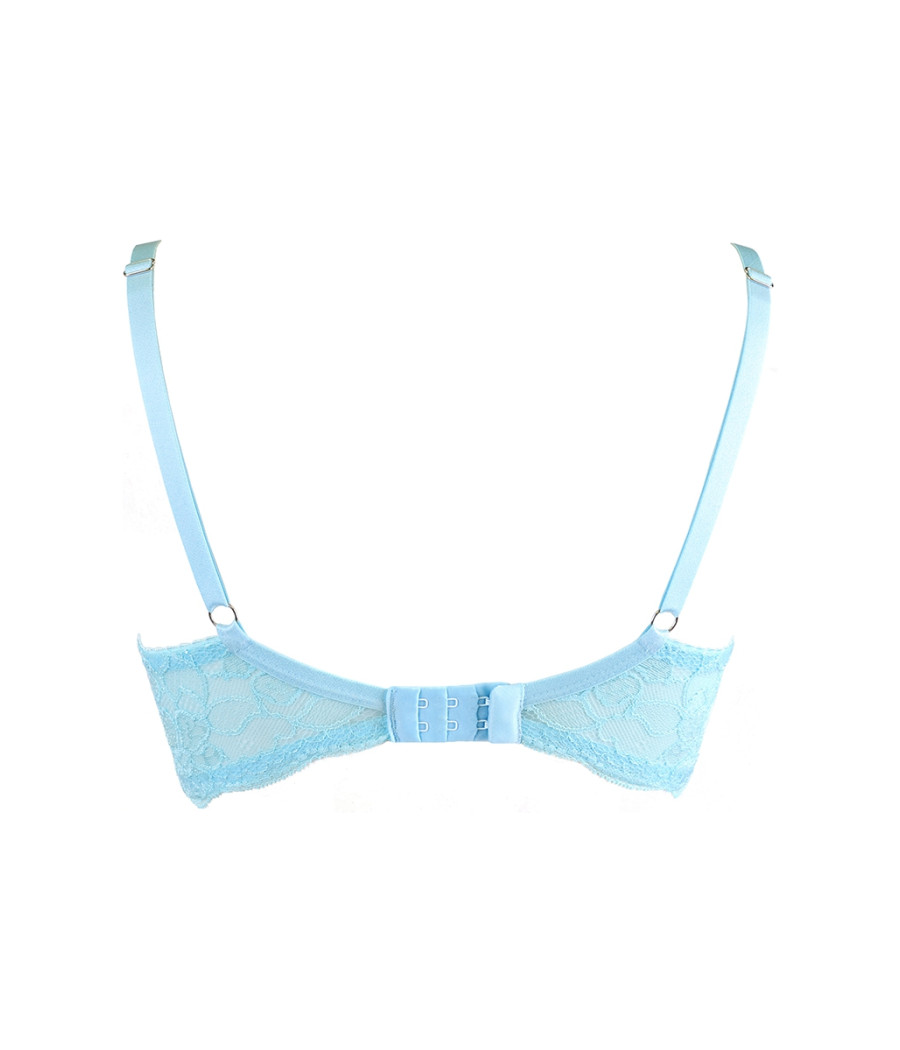 Soutien-gorge dentelle bleu V-10131 - Axami