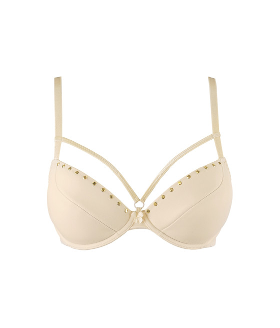 Soutien-gorge push-up beige V-10341 - Axami