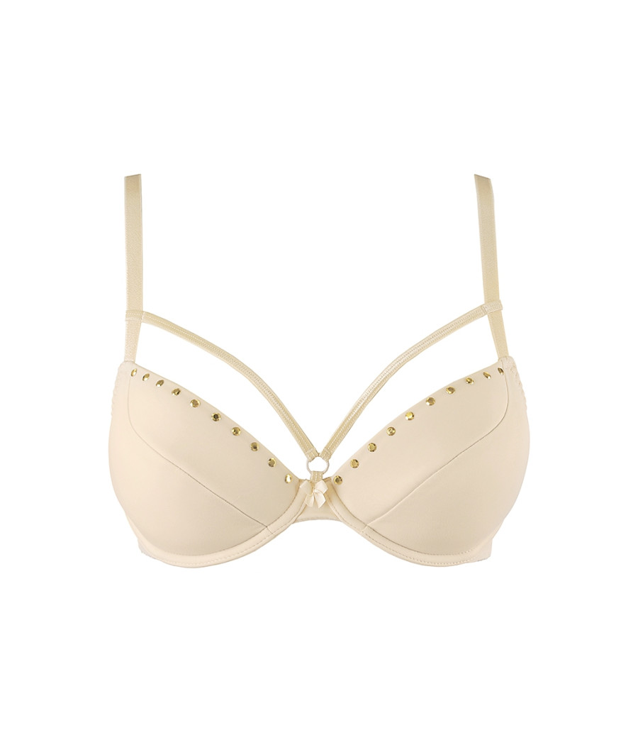 Soutien-gorge push-up beige V-10341 - Axami
