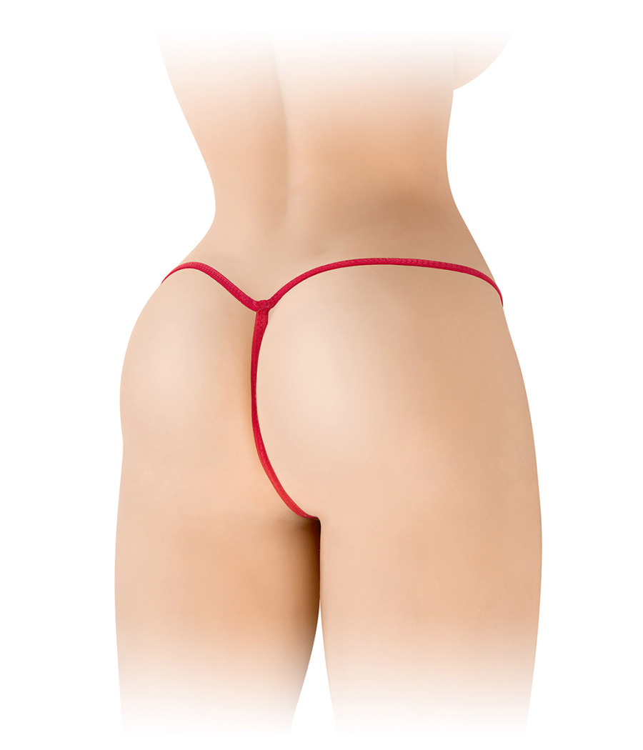 String ficelle ouvert Sandra rouge - Fashion Secret