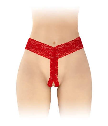 String ouvert Anita rouge - Fashion Secret