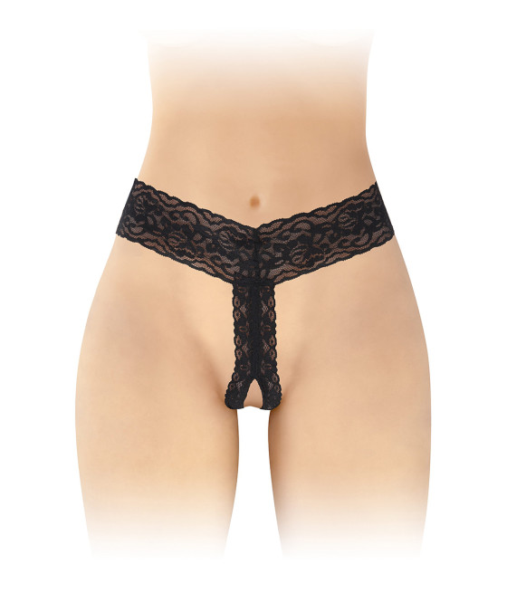 String ouvert Anita noir - Fashion Secret