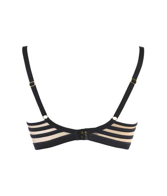 Soutien-gorge tulle noir V-10491 - Axami