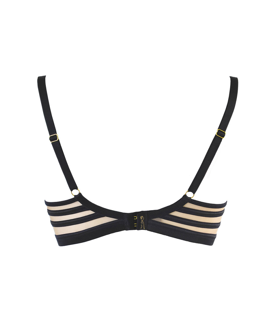 Soutien-gorge tulle noir V-10491 - Axami