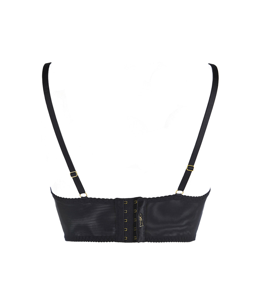 Soutien-gorge bustier noir V-10511 - Axami