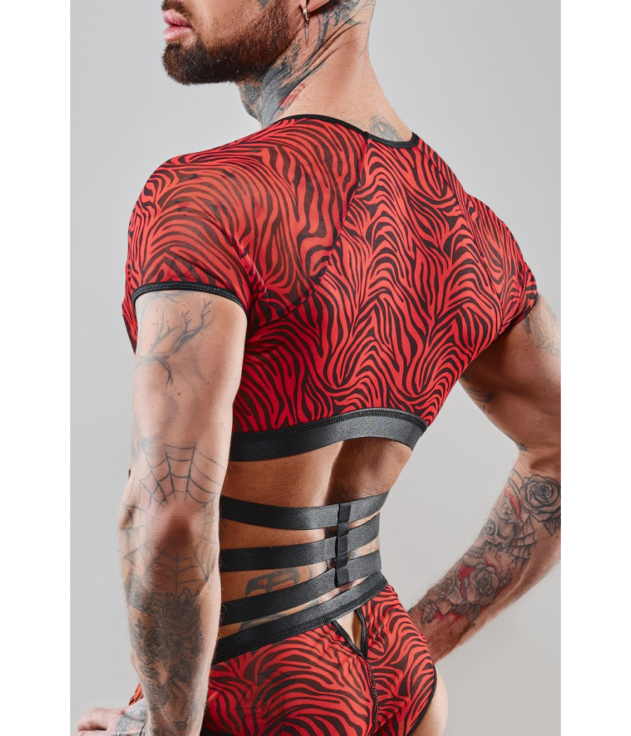 Top à manches courtes & harnais - Regnes