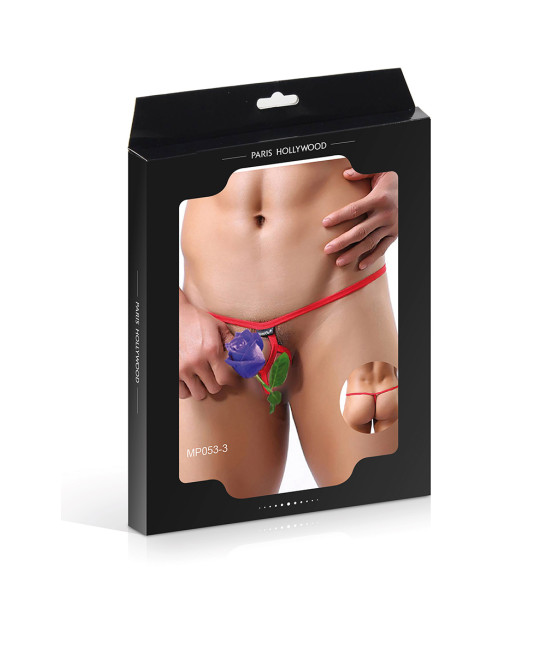 String ficelle rouge ouvert - Paris Hollywood