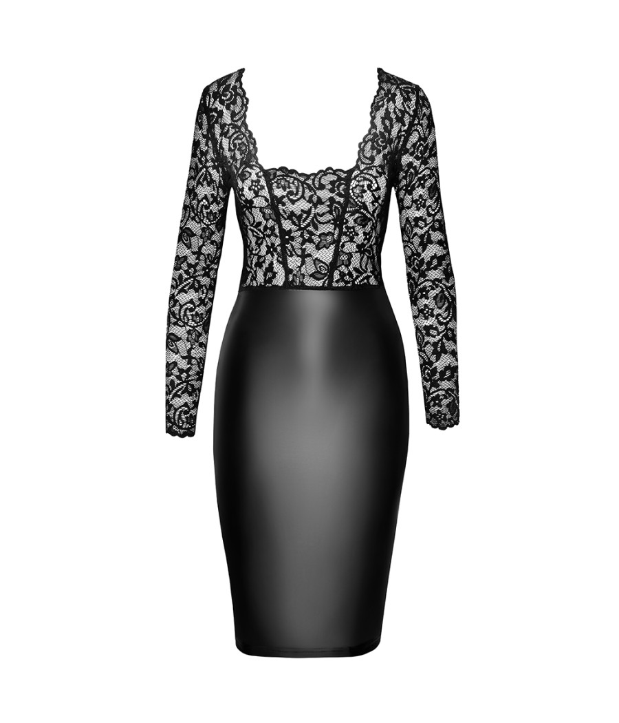 Robe Euphoria F295 wetlook et dentelle