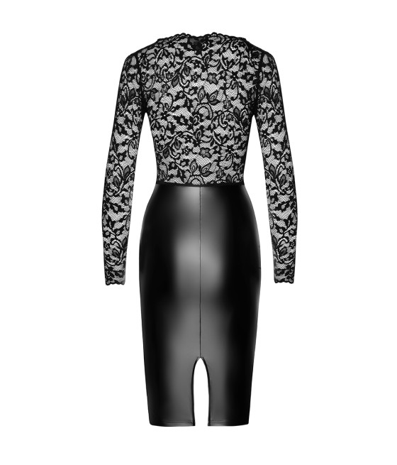 Robe Euphoria F295 wetlook et dentelle