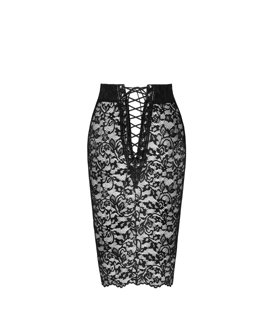 Jupe lacée Ambivalence F302 dentelle