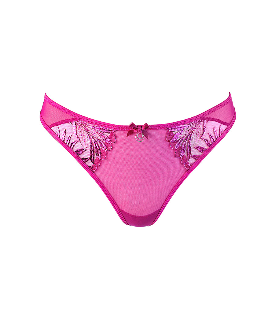 String Rose tulle et broderies V-10258 - Axami