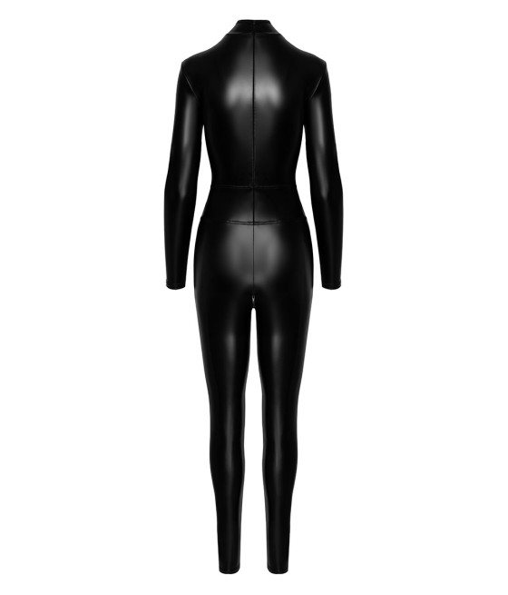 Combinaison intégrale Caged avec anneaux F319 wetlook
