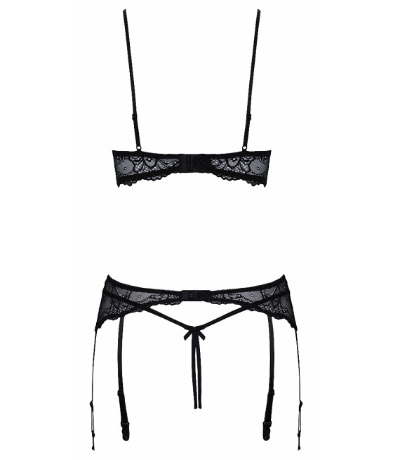 Ensemble lingerie ouverte noir - Cotelli Lingerie