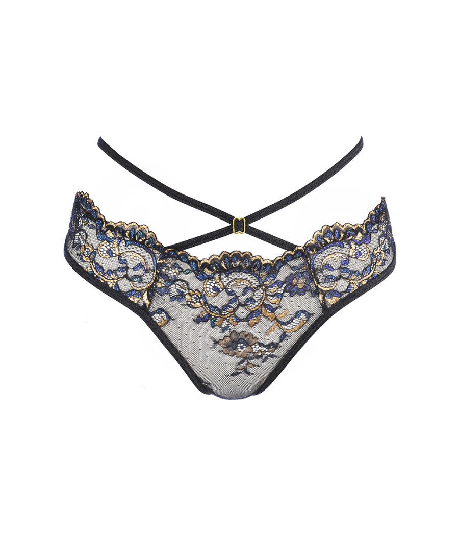 String dentelle Noir V-10368 - Axami