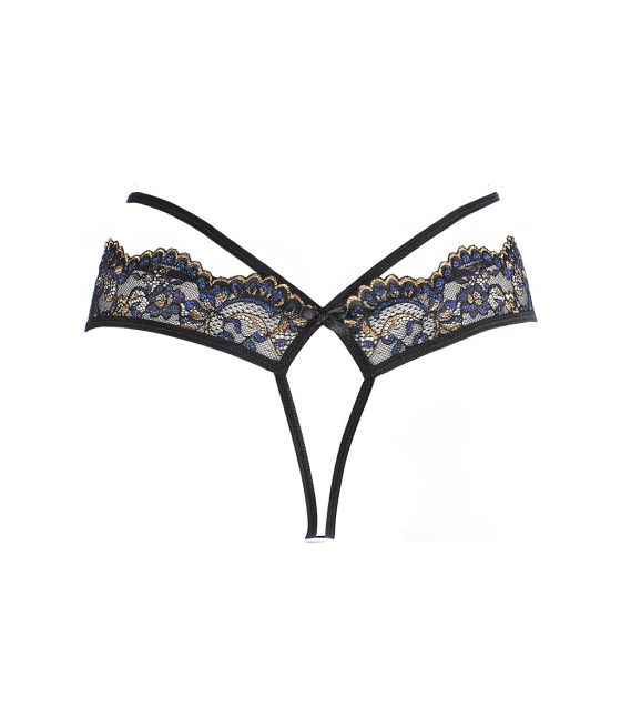String dentelle Noir V-10368 - Axami