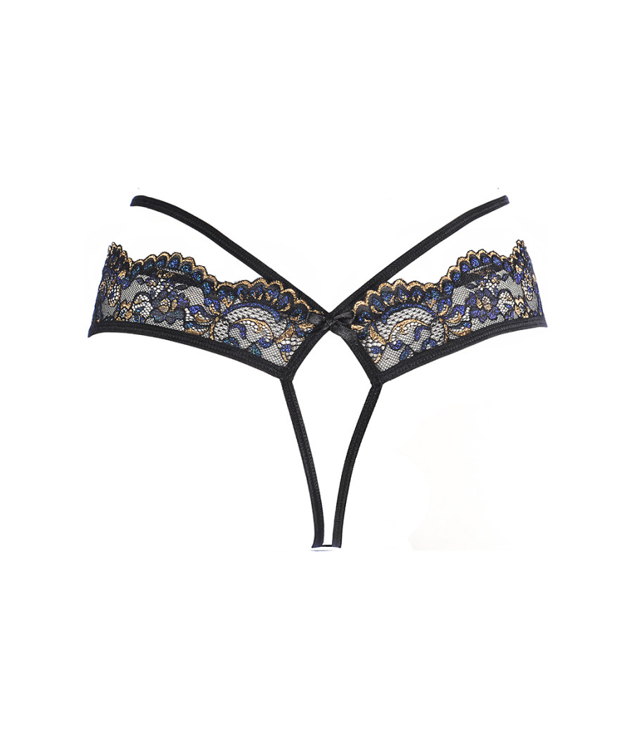String dentelle Noir V-10368 - Axami