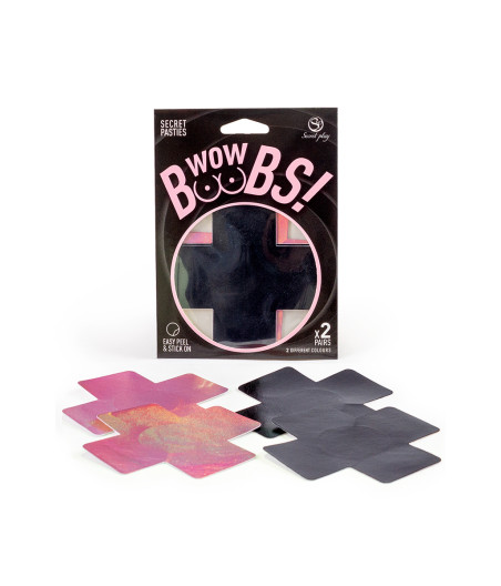 Cache-tétons croix Wow Boobs - Secret Play