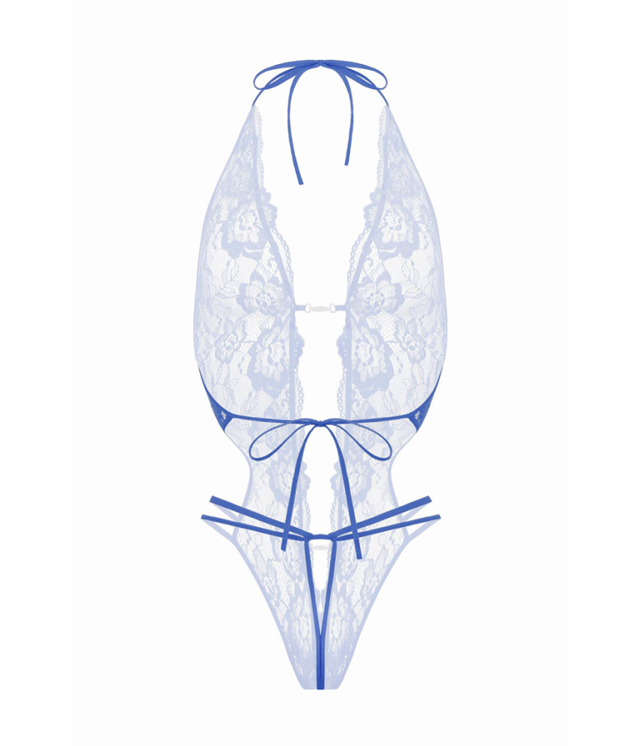 Body string ouvert Renee bleu - Christine