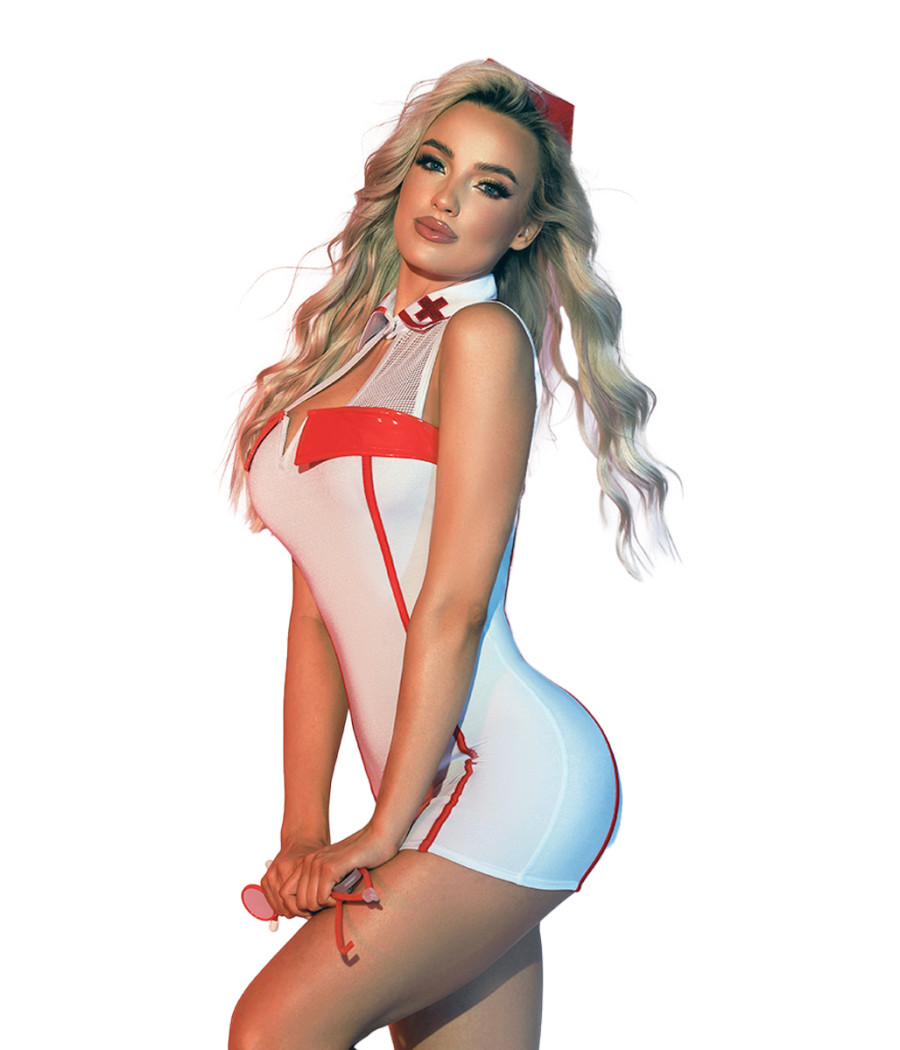 Costume infirmière sexy 4 pièces