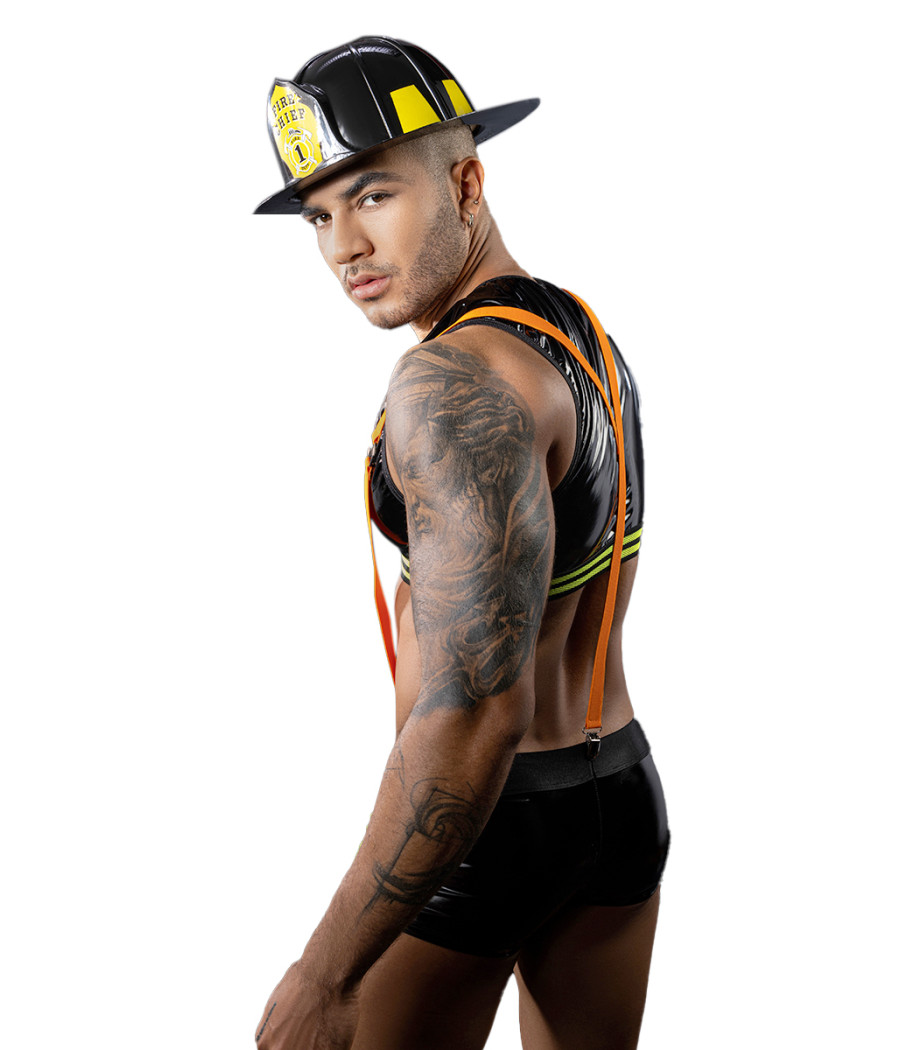 Costume pompier sexy 4 pièces - J Lingerie