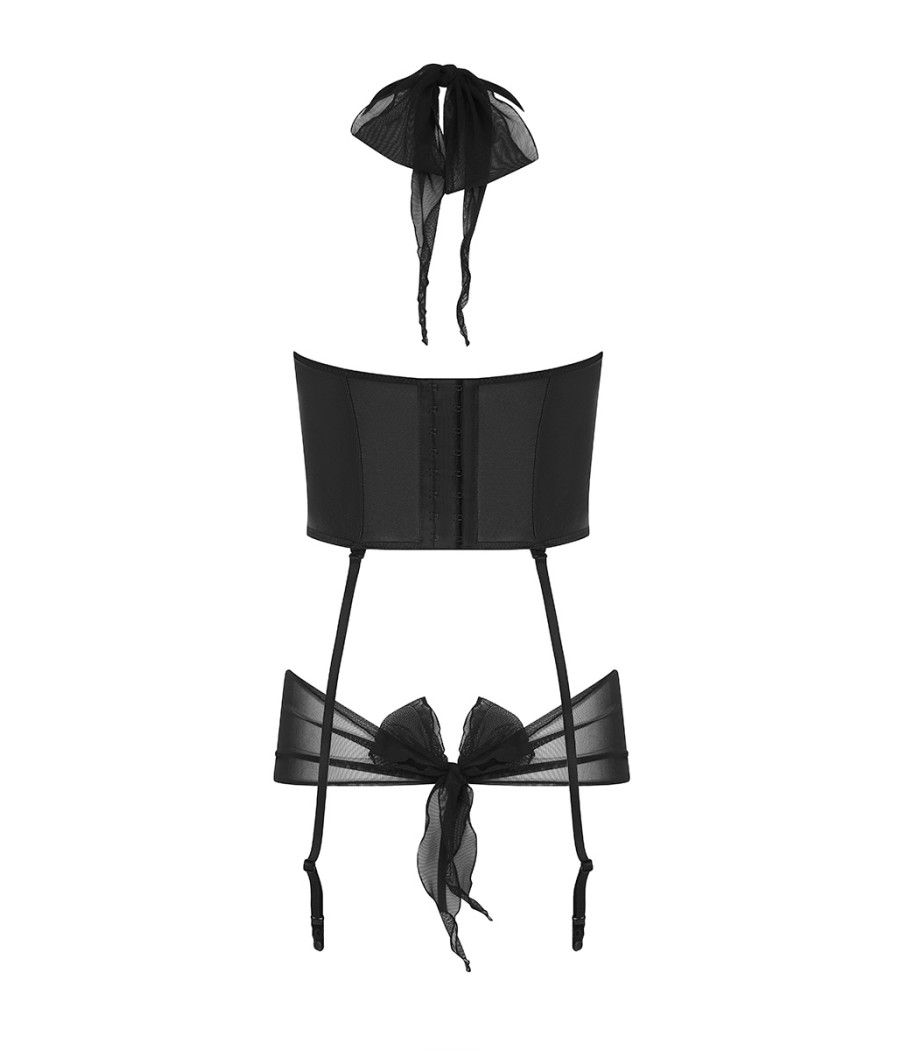 Guêpière Kesmina faux cuir - Passion