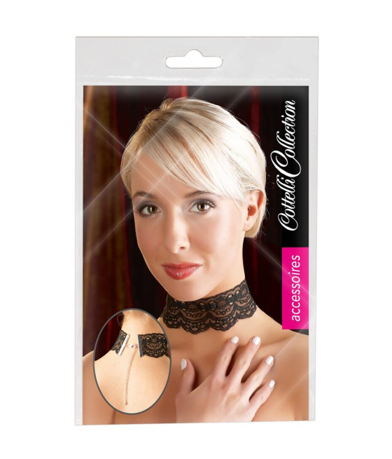 Collier sexy en dentelle - Cotelli Accessoires