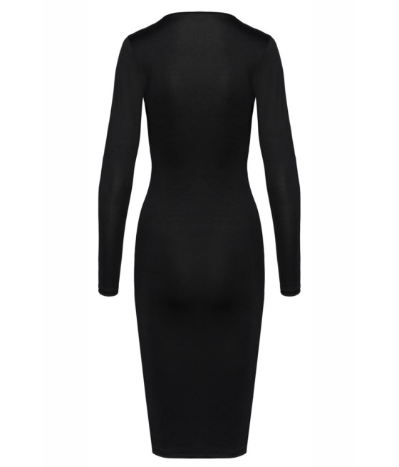 Robe noire à manches longues -  Cotelly Party