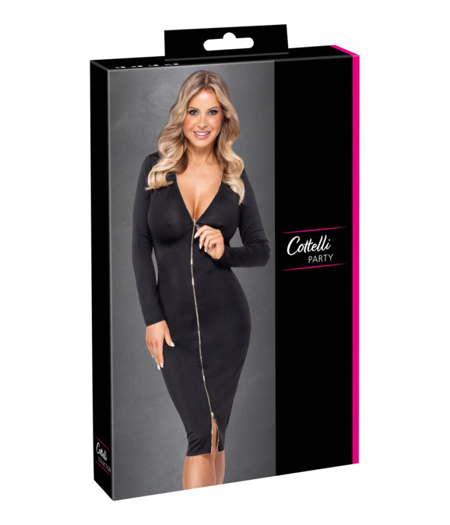 Robe noire à manches longues -  Cotelly Party
