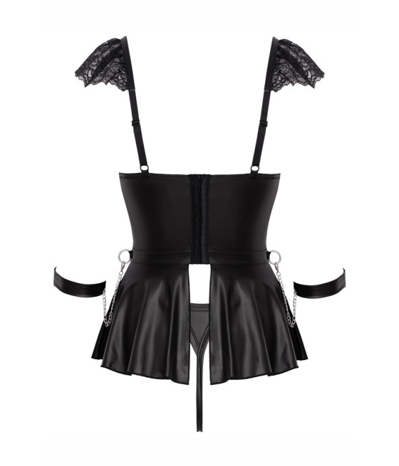 Ensemble 3 pièces lingerie Fetish - Cotelli Bondage