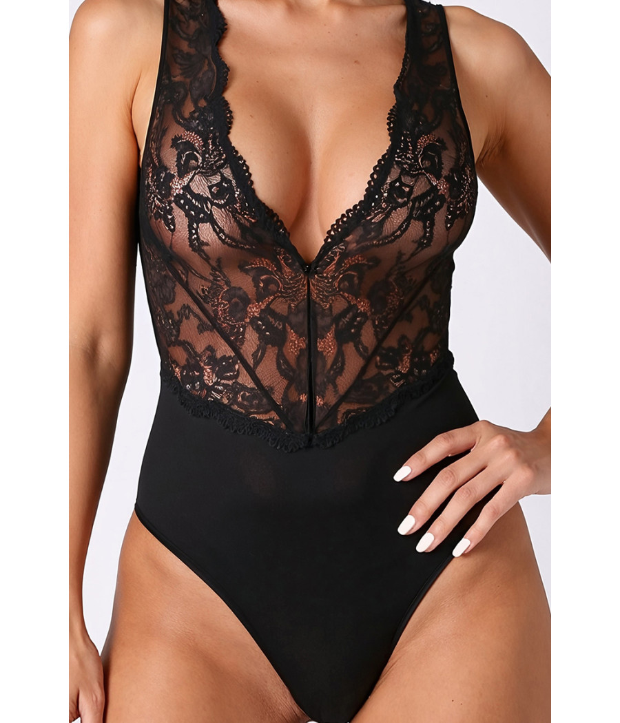 Body noir Evalie - Passion