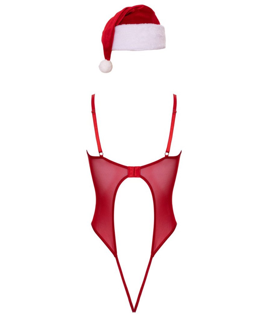 Ensemble body et bonnet de noel - Cottelli Lingerie
