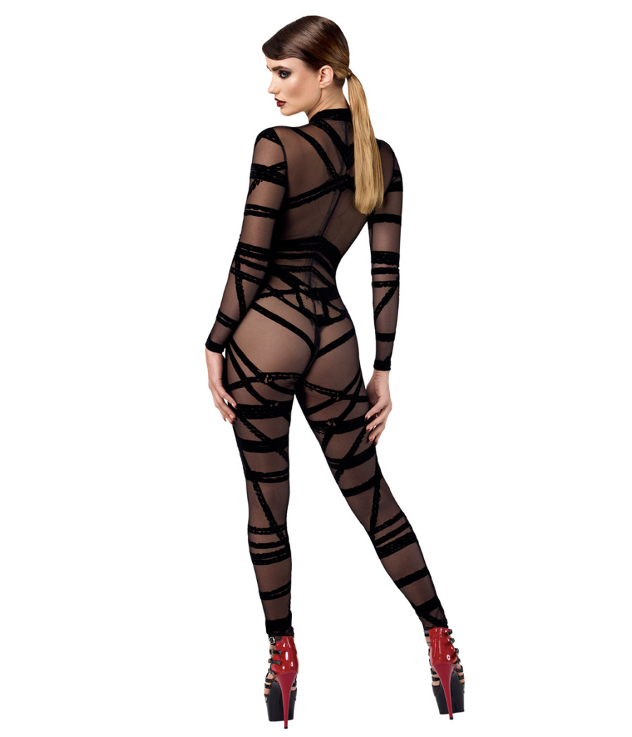 Combinaison floquée Bondesque F357 - Noir Handmade