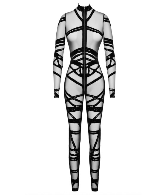 Combinaison floquée Bondesque F357 - Noir Handmade