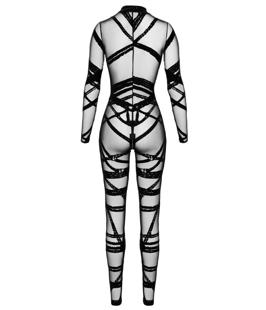 Combinaison floquée Bondesque F357 - Noir Handmade