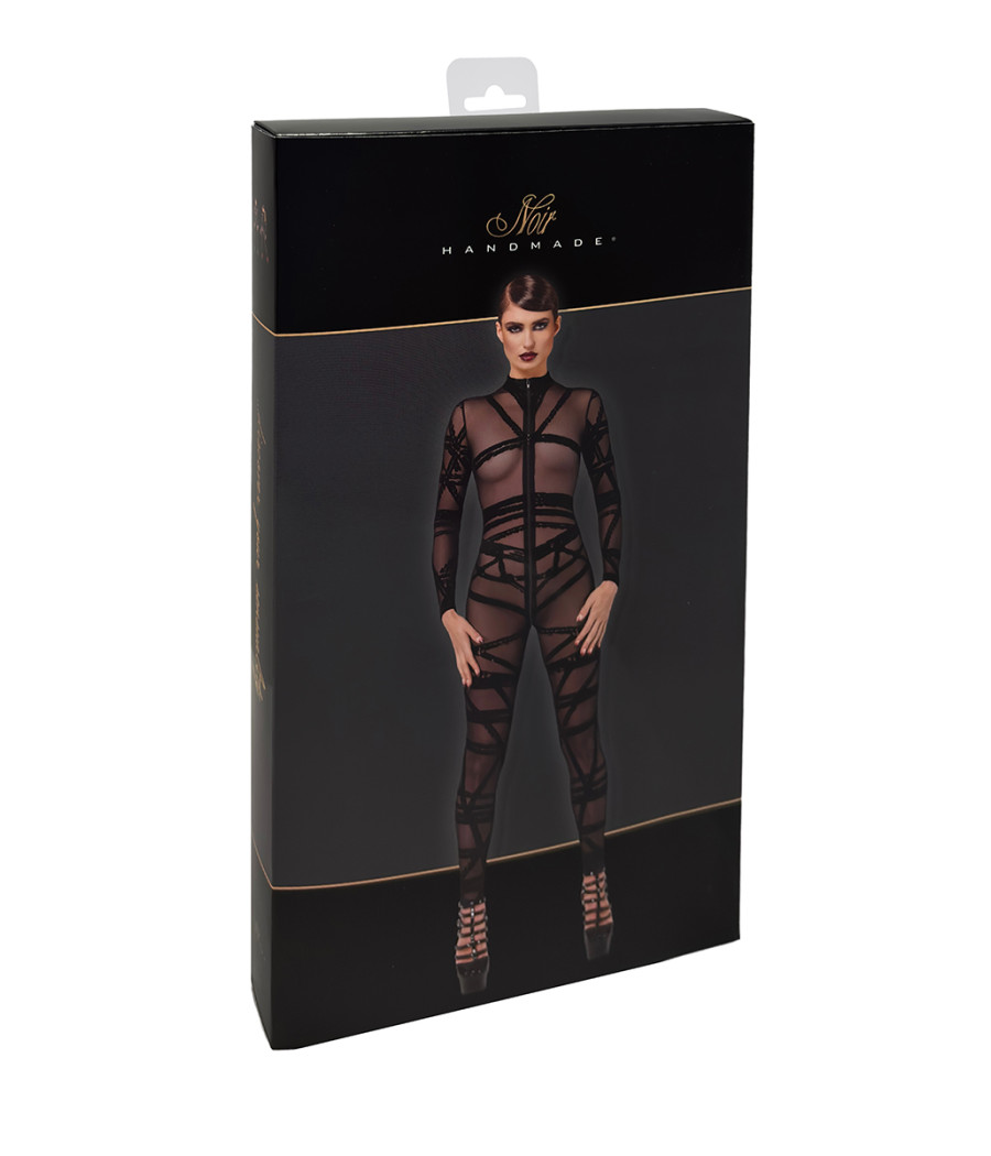 Combinaison floquée Bondesque F357 - Noir Handmade