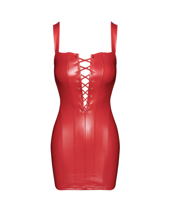 Mini robe lacée Bombshell F364 - Noir Handmade