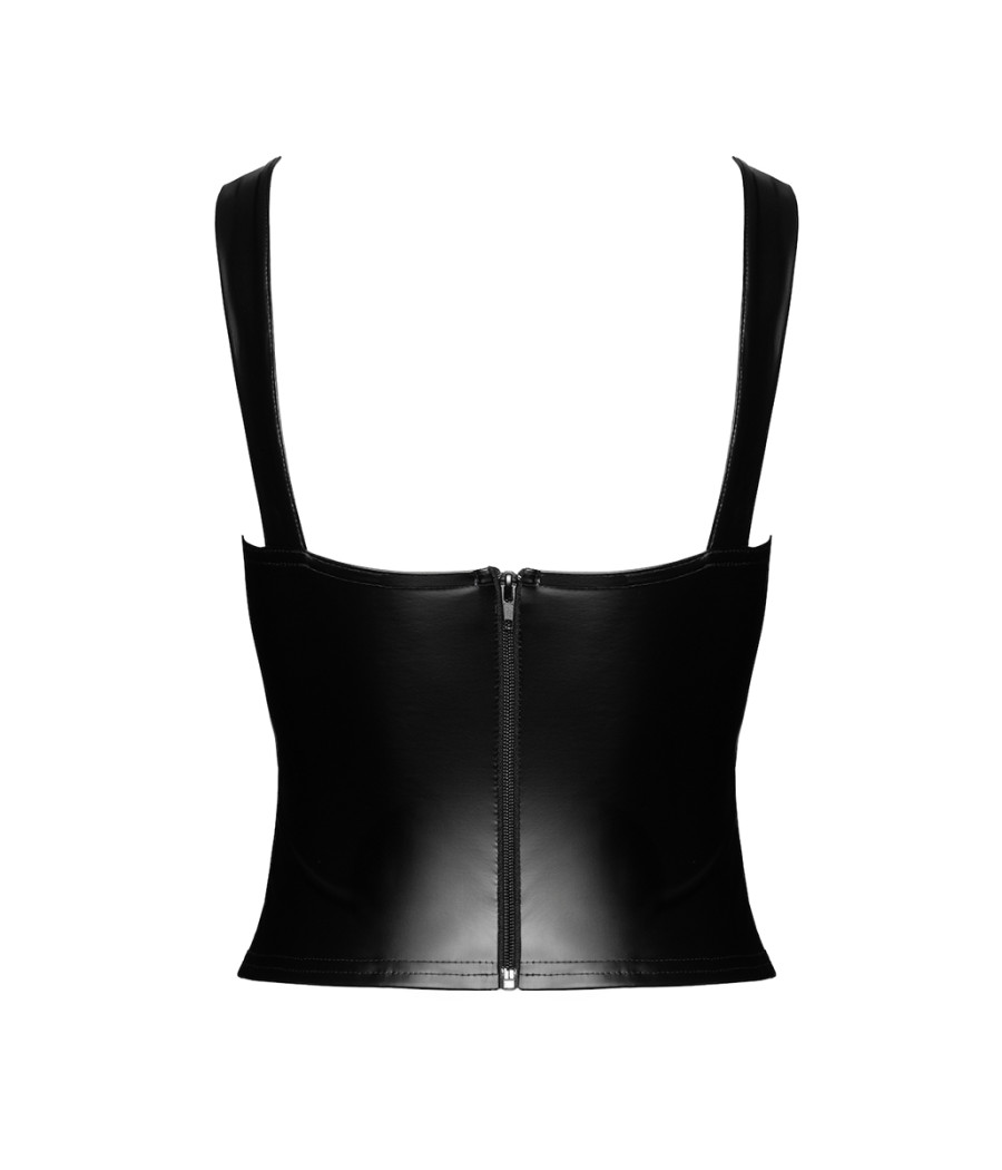 Top style corset Vixen F365 - Noir Handmade