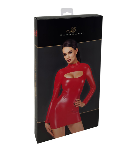 Mini robe Bombshell F367 - Noir Handmade