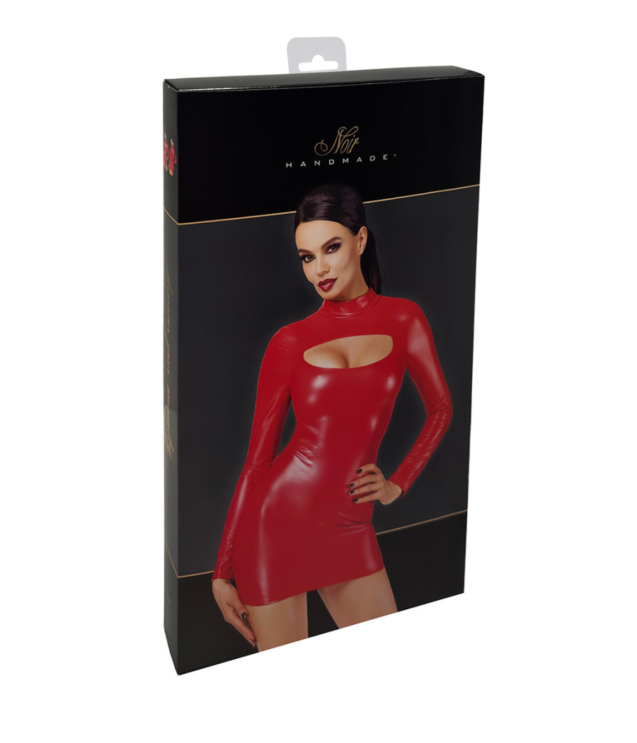 Mini robe Bombshell F367 - Noir Handmade