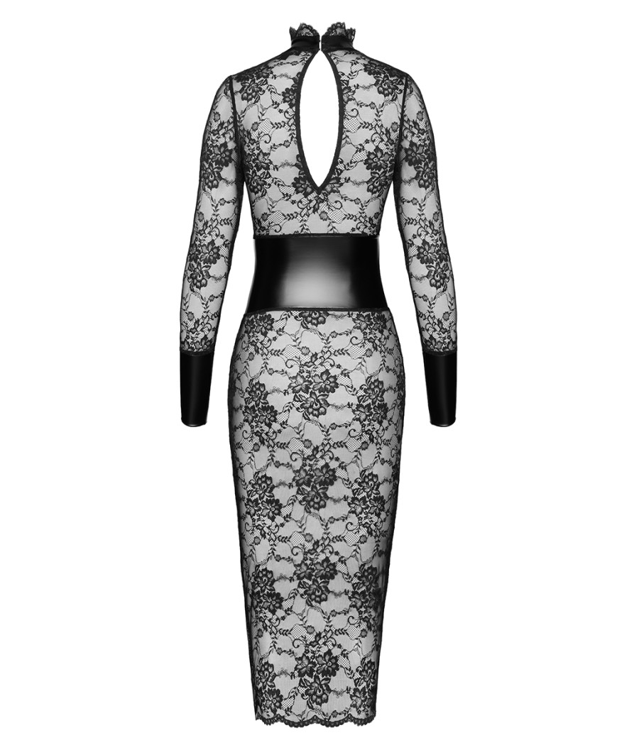 Robe corset Noirelle F375 - Noir Handmade