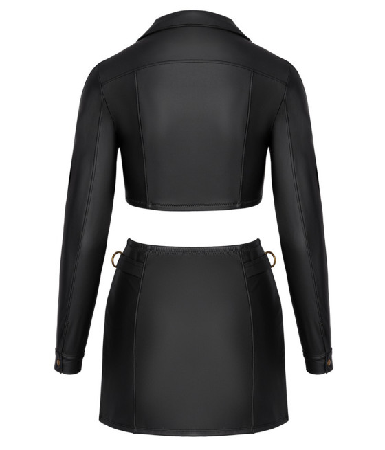 Ensemble top et jupe courte noir - Cottelli PARTY 