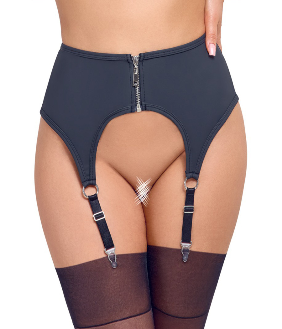 Porte-jarretelles noir mat - Cottelli LINGERIE