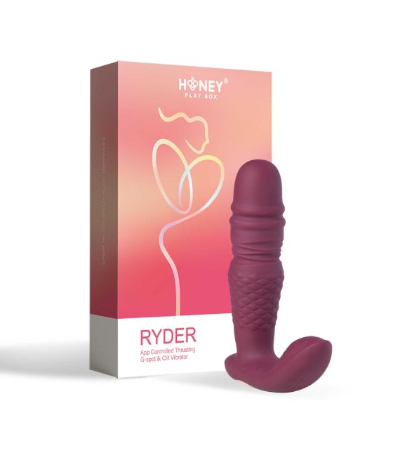 Ryder - Vibromasseur et va et vient double stimulation avec application