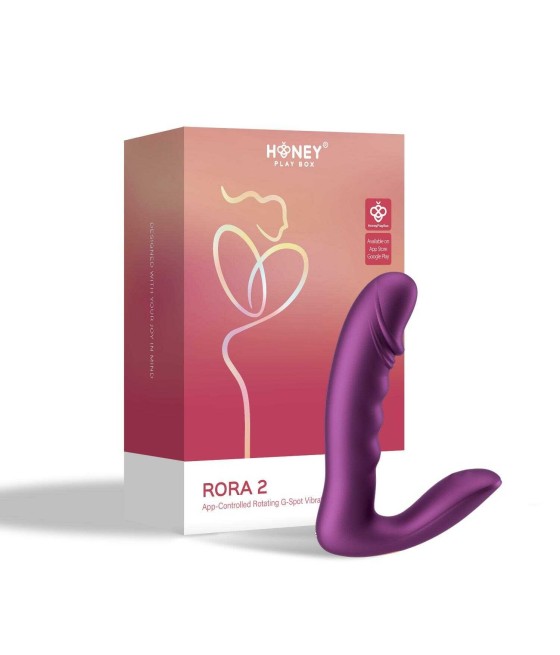 RORA 2 Capteur de pression G-Spot rotatif et stimulateur clitoridien
