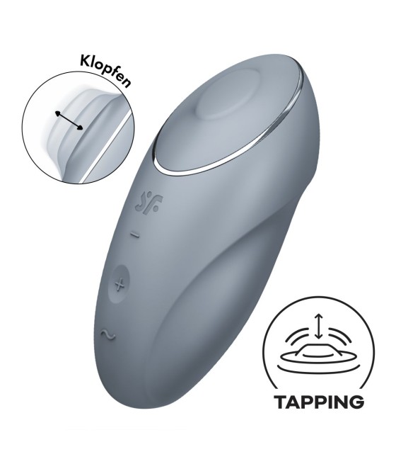 Tap and climax Satisfyer - Bleu/gris