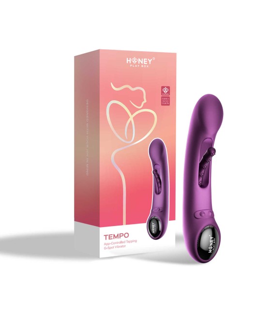 Tempo vibromasseur G-spot avec capteurs de pression et application