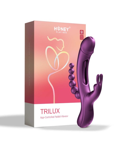 Trilux Rabbit 4 en 1 controlé par application - Violet